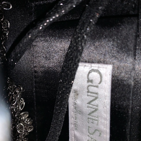 Gunne Sax Shimmering Black evening bag  Gorgeous - Picture 5 of 5